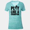 Tri Blend V Neck Shirt Thumbnail