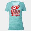 Tri Blend V Neck Shirt Thumbnail