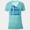 Tri Blend V Neck Shirt Thumbnail